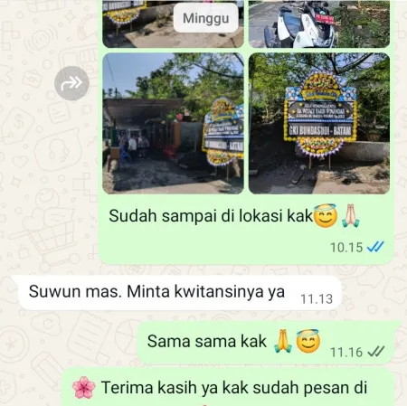 Pengiriman Papan Bunga Duka Kunciran Jaya
