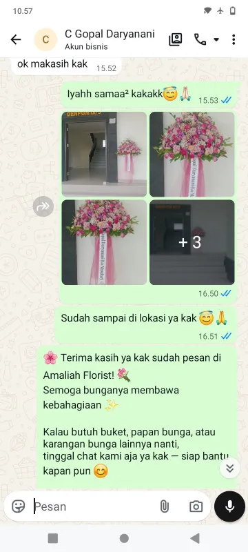 Pengiriman Karangan Bunga Kunciran Jaya